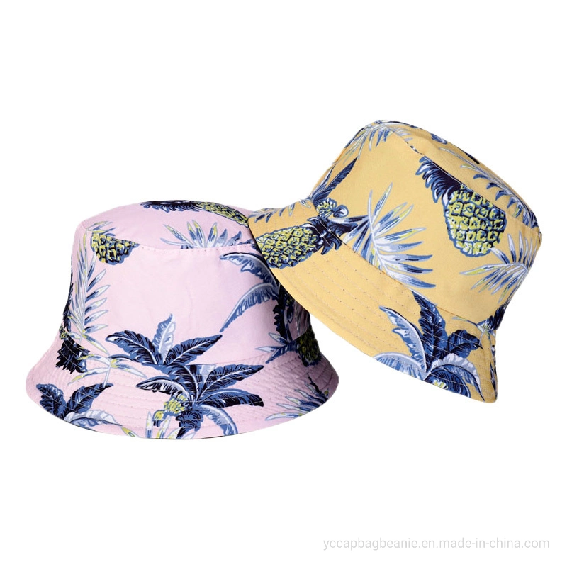 Unisex Customized Fashion Reversible Summer Outdoor Beach Bucket Hat